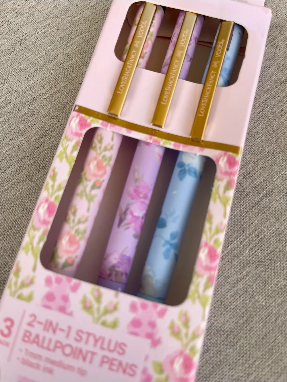 LoveShackFancy x Yoobi Everblooming Rosette Pen Set | Target Exclusive | NWT